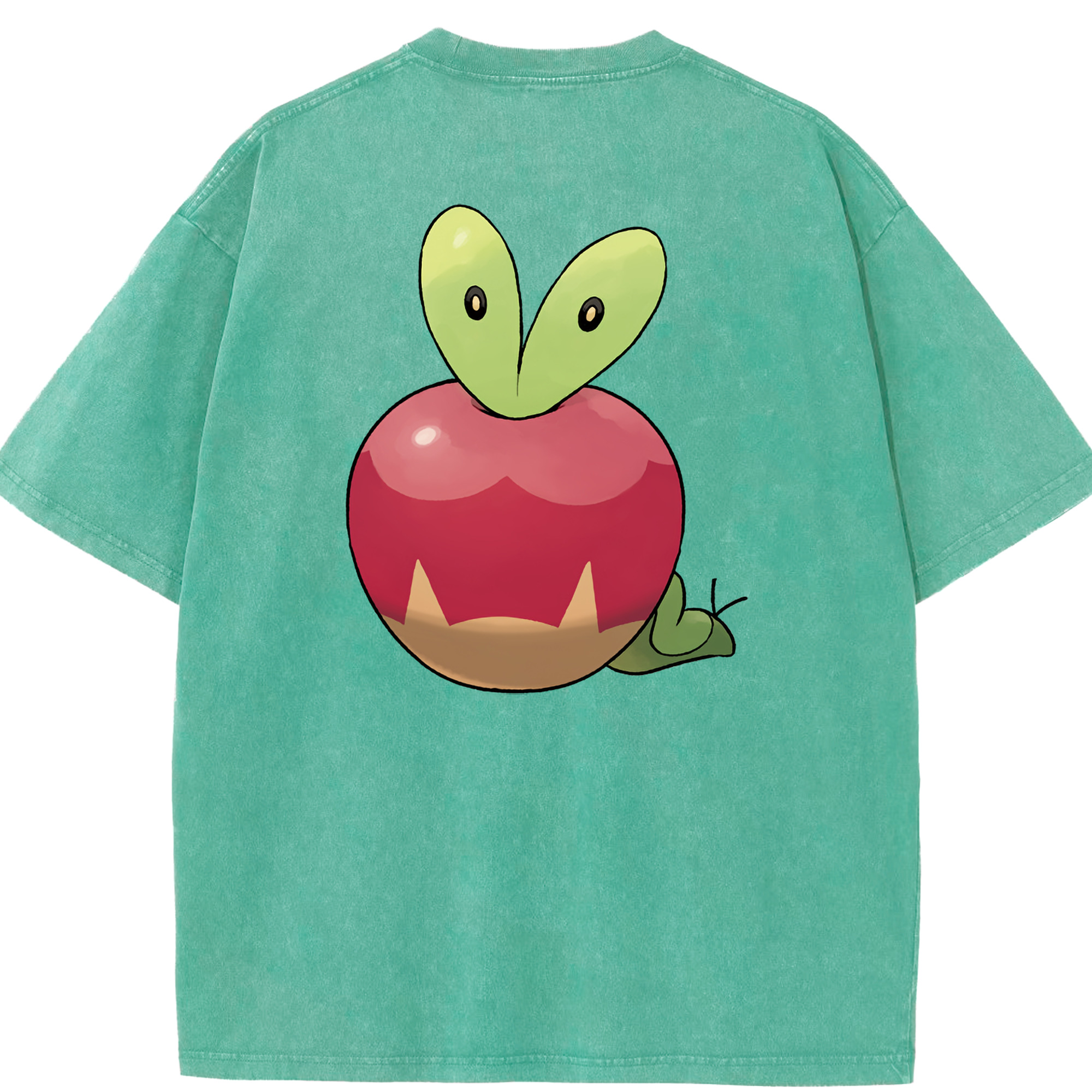 （画像用） ポケットモンスター Pokémon 綿100% ヴィンテージ風 半袖Tシャツ（背面プリント）
